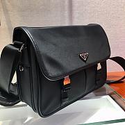 Prada Nylon and Saffiano Leather Black 2VD768 Size 32 cm - 2