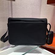 Prada Nylon and Saffiano Leather Black 2VD768 Size 32 cm - 6