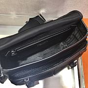 Prada Small Nylon and Saffiano Leather Bag Black 2VD769 Size 26 cm - 4