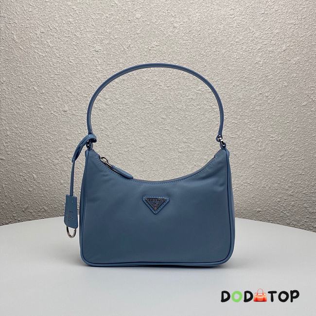 Prada Re-Edition 2005 Re-Nylon Mini Blue 1NE204 Size 23 x 13 x 5 cm - 1