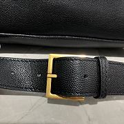 YSL Classic Grain Leather Belt Bag Gold-tone Metal 569737 Size 25 × 14 × 3.5 cm - 3