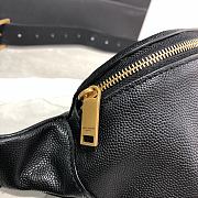 YSL Classic Grain Leather Belt Bag Gold-tone Metal 569737 Size 25 × 14 × 3.5 cm - 4