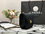Chanel Mini Flap Bag Black Velvet AS2597 Size 19 x 15 x 6 cm - 5