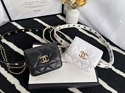 Chanel Belt Bag Black/White AP2549 Size 10 x 8 × 3.2 cm - 1
