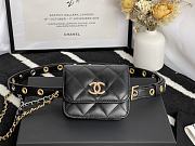 Chanel Belt Bag Black/White AP2549 Size 10 x 8 × 3.2 cm - 5