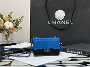 Chanel Mini Evening Bag Black & Blue AS2534 Size 12 x 8 x 5 cm - 1