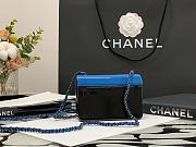 Chanel Mini Evening Bag Black & Blue AS2534 Size 12 x 8 x 5 cm - 6