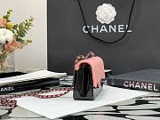 Chanel Mini Evening Bag Black & Pink AS2534 Size 12 x 8 x 5 cm - 3