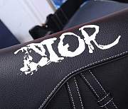 Dior And Peter Doig Saddle Bag Black Grain Calfskin Size 26 x 19 x 4.5 cm - 4