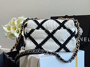 Chanel 19 Crochet Bag White AS1160 Size 26 x 16 x 9 cm - 4