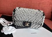 Chanel Pearl On Flap Bag AS0644 Size 20 x 15 x 6 cm - 3