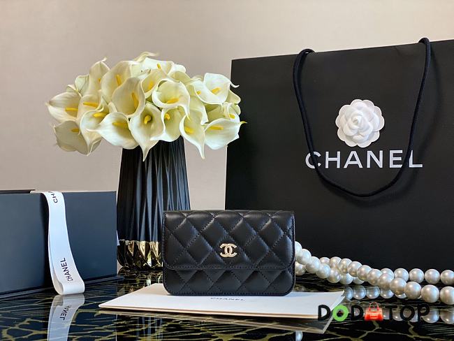 Chanel Clutch with Chain in Imitation Pearls Size 9.5 x 15.2 x 3.5 cm - 1