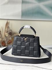 Louis Vuitton Capucines BB Damier Quilt Lambskin Black M59225 27 x 18 x 9 cm - 1
