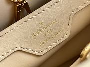 Louis Vuitton Capucines MM Damier Quilt Lambskin Creme 31.5 x 20 x 11 cm - 6
