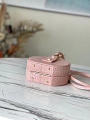 LV Petite Boite Chapeau Rose Pink Alligator Leather N95054 Size 17.5 cm - 4