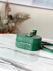 LV Petite Boite Chapeau Green Alligator Leather N95054 Size 17.5 cm - 5