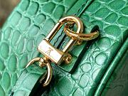 LV Petite Boite Chapeau Green Alligator Leather N95054 Size 17.5 cm - 3