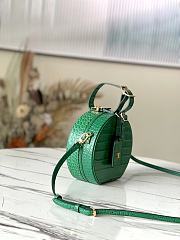 LV Petite Boite Chapeau Green Alligator Leather N95054 Size 17.5 cm - 6