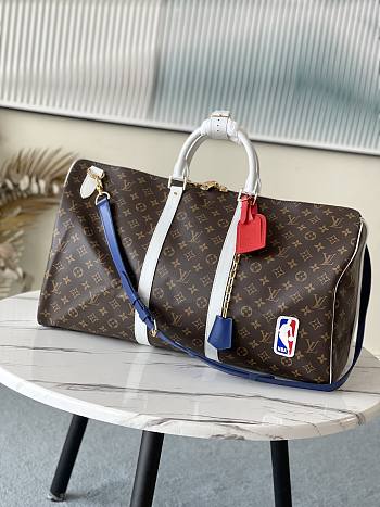 LV LVXNBA Basketball Keepall Bag M45587 Size 55 x 27 x 20 cm