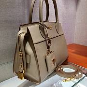 Prada Saffiano Leather Esplanade Bag Apricot 1BA046 Size 30 x 22 x 14 cm - 5