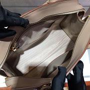 Prada Saffiano Leather Esplanade Bag Apricot 1BA046 Size 30 x 22 x 14 cm - 4