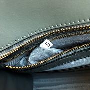 Prada Saffiano Leather Esplanade Bag Gray 1BA046 Size 30 x 22 x 14 cm - 3