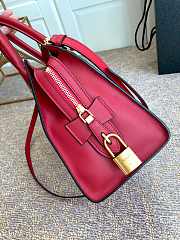 Prada Saffiano Leather Esplanade Bag Red 1BA046 Size 30 x 22 x 14 cm - 6