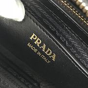 Prada Saffiano Leather Esplanade Bag Black 1BA046 Size 30 x 22 x 14 cm - 4