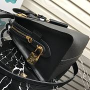 Prada Saffiano Leather Esplanade Bag Black 1BA046 Size 30 x 22 x 14 cm - 3
