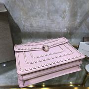 Bvlgari Serpenti Forever Shoulder Pastel Pink 287458 Size 28 x 18 x 7 cm - 6