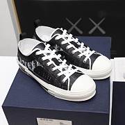 DIOR OBLIQUE CANVAS SNEAKERS BLACK  - 2