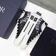 DIOR OBLIQUE CANVAS SNEAKERS BLACK  - 6