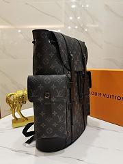 LV Christopher PM Backpack in Monogram Eclipse M41379 Size 34 × 47 x 13 cm - 6