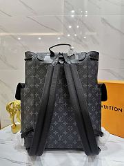 LV Christopher PM Backpack in Monogram Eclipse M41379 Size 34 × 47 x 13 cm - 2