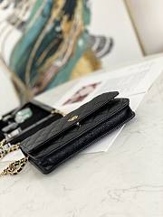 Chanel Wallet On Chain Black AP2298 Size 19.2 × 12.3 x 3.5 cm - 5
