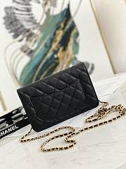 Chanel Wallet On Chain Black AP2298 Size 19.2 × 12.3 x 3.5 cm - 2