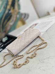 Chanel Wallet On Chain Light Pink AP2298 Size 19.2 × 12.3 x 3.5 cm - 5