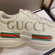 Gucci Rhyton Gucci Logo Leather Sneaker 528892 - 4
