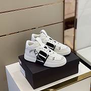 Valentino VL7N High Top Sneakers White/Black - 1