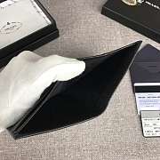 Prada Small Saffiano Leather Wallet Black 1MV204 Size 11.2 x 8.5 cm - 5