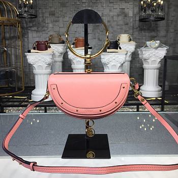 Chloe Nile Minaudiere Pastel Pink S302 Size 20 x 12 x 6.5 cm