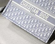 Dior Book Tote Oblique Embroidered Gray Size 36.5 x 28 x 16 cm - 2