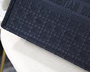 Dior Book Tote Cannage Embroidered Black M1286 Size 41.5 x 32 x 5 cm - 3