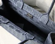 Dior Book Tote Cannage Embroidered Gray M1286 Size 41.5 x 32 x 5 cm - 3