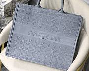 Dior Book Tote Cannage Embroidered Gray M1286 Size 41.5 x 32 x 5 cm - 4