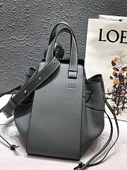Loewe Hammock Bag in Gray Calfskin Size 32 x 28 x 15 cm - 1