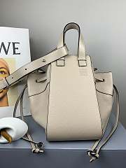 Loewe Hammock Bag in White Sand Calfskin Size 32 x 28 x 15 cm - 1