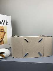 Loewe Hammock Bag in White Sand Calfskin Size 32 x 28 x 15 cm - 6