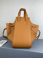 Loewe Hammock Bag in Brown Calfskin Size 32 x 28 x 15 cm - 1