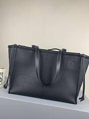 Loewe Large Cushion Tote Bag Calfskin Black Size 35 x 27 x 19 cm - 3